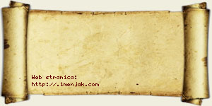 Mina Baćina vizit kartica